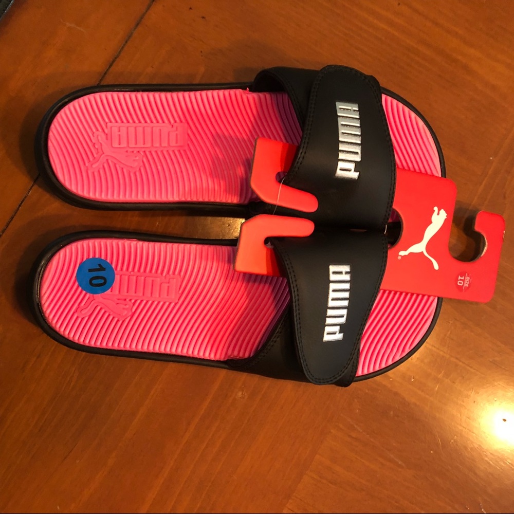 New Puma athletic slide Sandals Womens size 10